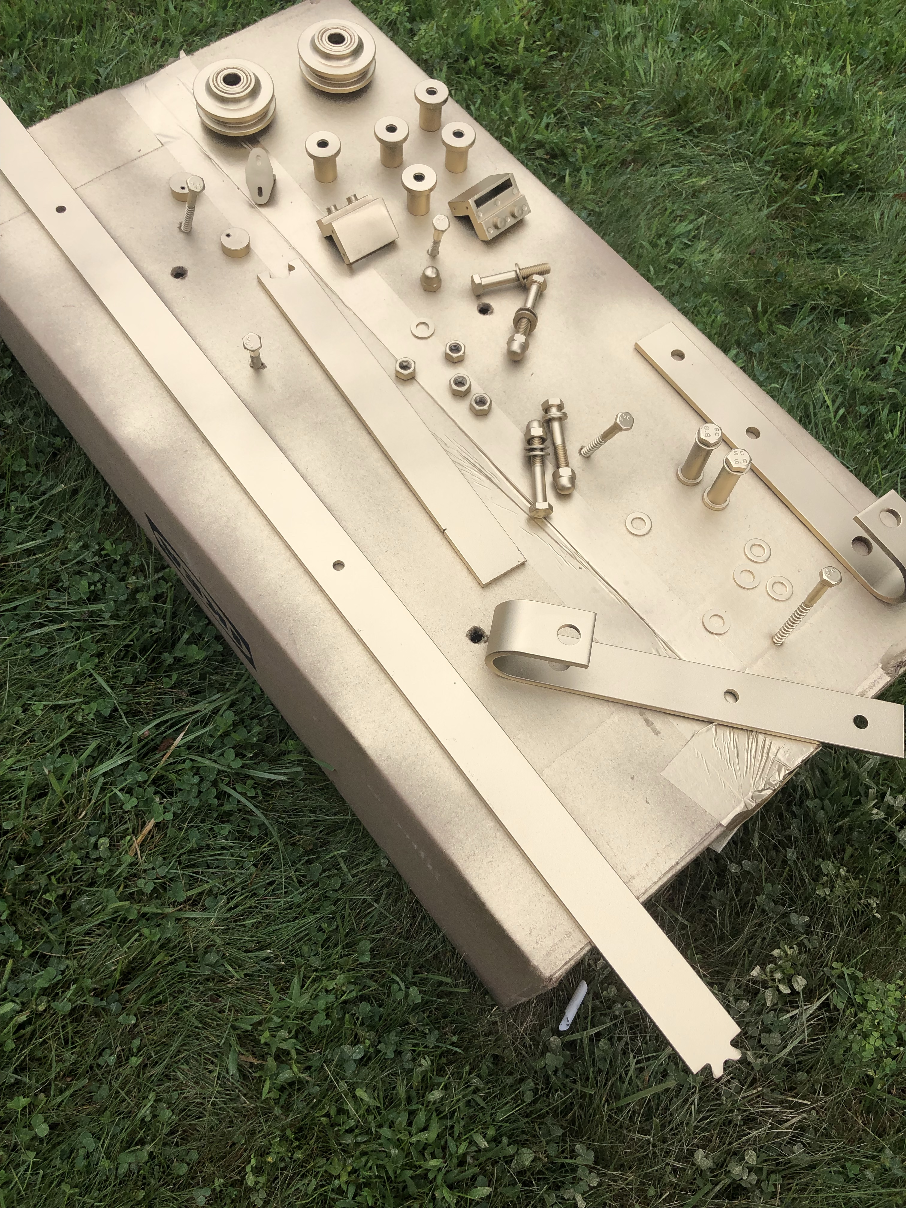 Burlap Railing DIY Burlap Barn Door – Close Enough DIY